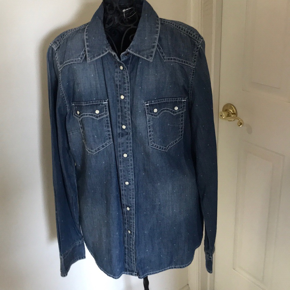 Denim soft cotton shirt